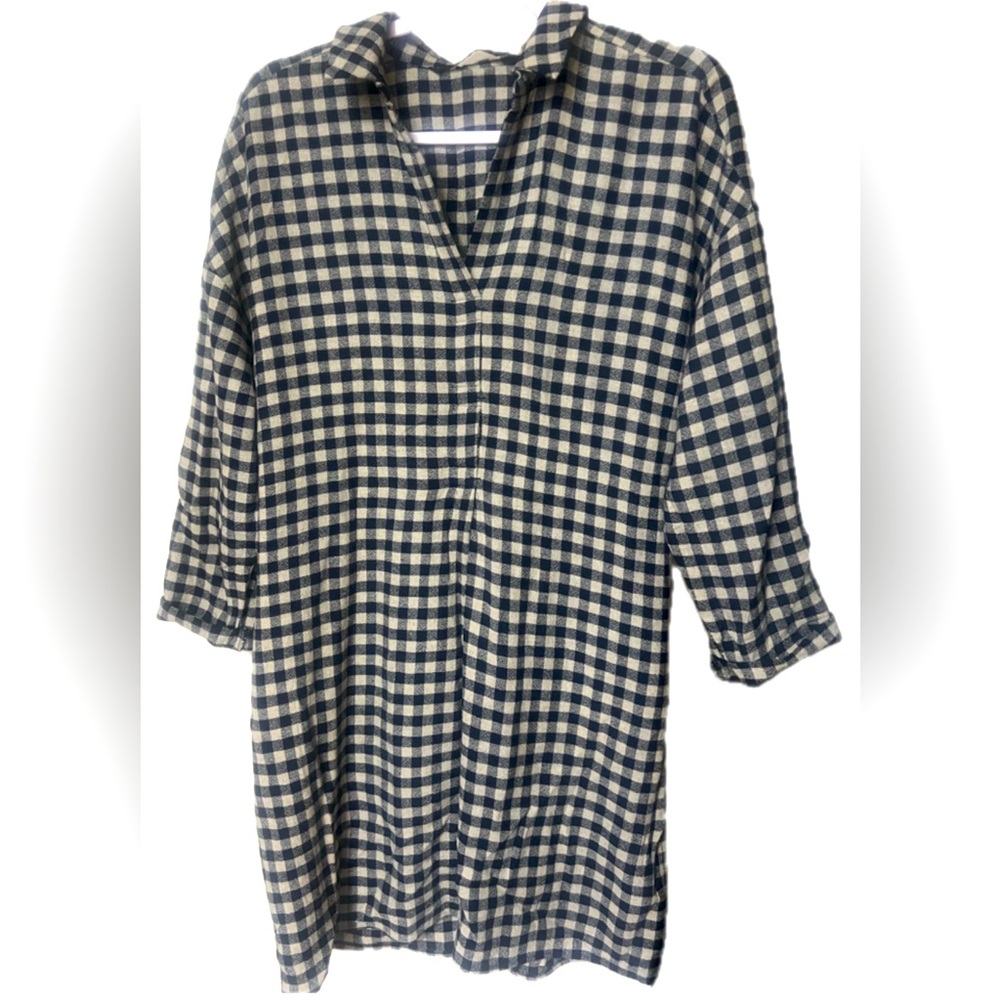 Zara Checkered mini dress